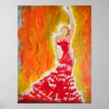 Red Dress Posters