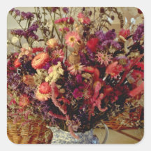 Red Dried flowers flowers Stickers