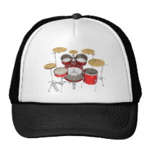 Red Drum Kit: Mesh Hats