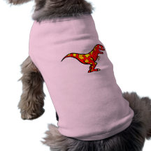 Red Dryptosaurus Pet Clothes