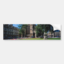 Red East front, Bath Abbey, Avon, England flowers bumper stickers