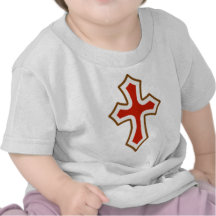 Red Easter Cross Tshirt
