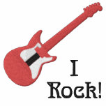 Red Electric Guitar Customizable Shirt 2