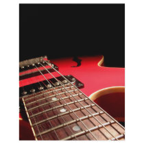 Red Electric Guitar Flyer