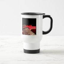 Red Electric Guitar Mugs