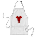Red Elephant Apron