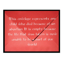 RED ENVELOPE Pre-addressed to President Obama Postcard