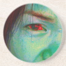Red eye coasters