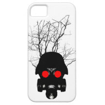 Red Eyed Gas Mask iPhone 5 Case