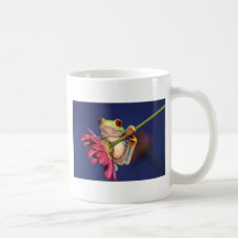 red eyed tree frog mug