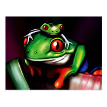 Red Eyed Tree Frogs Post Cards