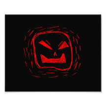 Red Face Photo Print