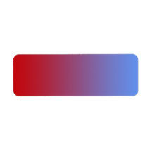 Red fading to Blue Colours, simple design. Labels