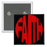 Red Faith Button