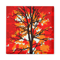 Red Fall Tree