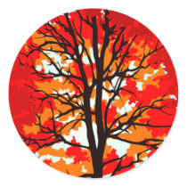 Red Fall Tree