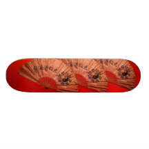 Red Fan Skateboard