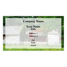 Red Farm Shed Business Card Templates