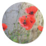Red Field Corn Poppies Sticker