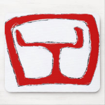 Red Figure Mousepad