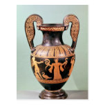Red-figure volute krater post card