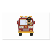 Red Fire Truck Bear