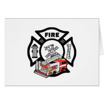 Red Fire Truck Cards