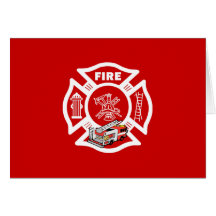 Red Fire Truck Rescue Cards