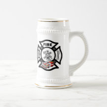 Red Fire Truck Rescue Coffee Mug