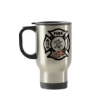 Red Fire Truck Rescue Coffee Mugs