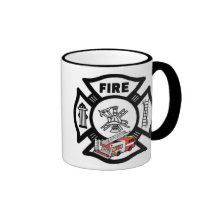 Red Fire Truck Rescue Mug