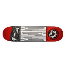 Red Flight Six Skateboard