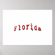 Red Florida Posters