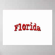 Red Florida Posters