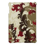 red flourish girly Ipad case ipad mini cases