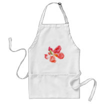 Red Flower Apron