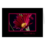 Red Flower Business From Group Birthday Card