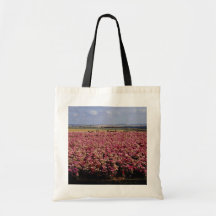 Red Flower fields, Erfurt, Thuringia flowers Bag