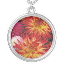 Red Flower Necklace