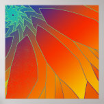 Red Flower Posters
