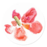 Red Flower Sticker
