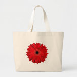 Red Flower Tote Bags