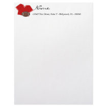 Red Football Letterhead
