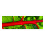 red for passion and green for hope bookmark business cards