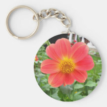 Red fower keychain