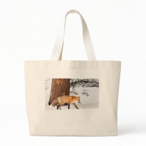 Red Fox Tote Bag