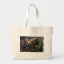 Red Fox Canvas Bags