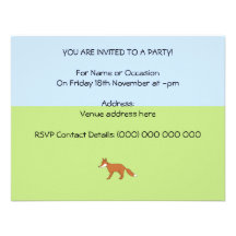 Red Fox. Invite