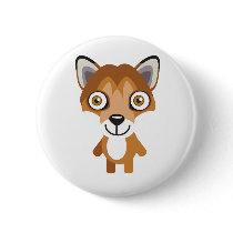 Red Fox - My Conservation Park Pinback Buttons