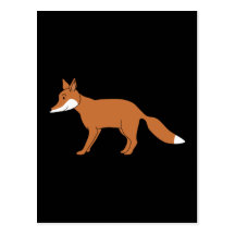 Red Fox. Postcards